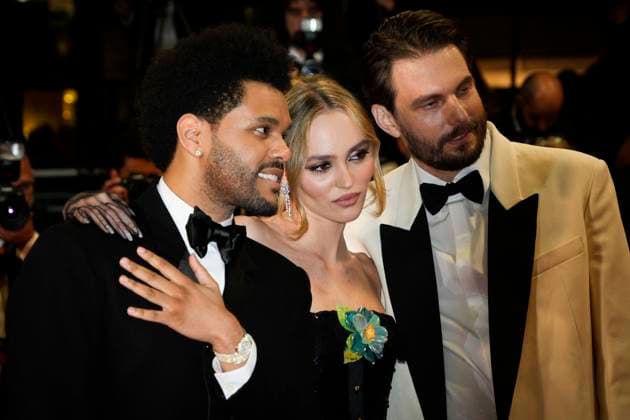 The Idol Red Carpet - The 76th Annual Cannes Film Festival Abel The Weeknd Tesfaye, Lily-Rose Depp and Sam Levinson attends The Idol Premiere Afterparty at the 76th annual Cannes film festival at Palm Beach on May 22, 2023 in Cannes, France. Cannes France  Copyright: xDanielexCifalÃ x originalFilename: cifala-notitle230523_npMvz.jpg