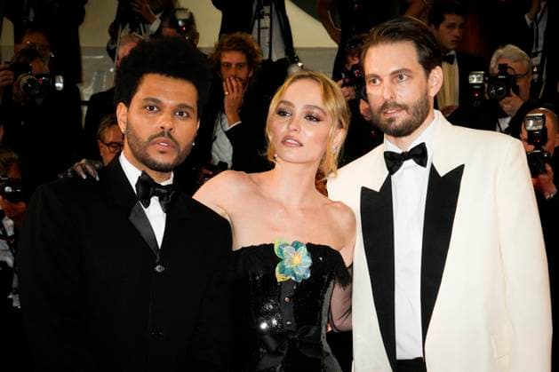 The Idol Red Carpet - The 76th Annual Cannes Film Festival Abel The Weeknd Tesfaye, Lily-Rose Depp and Sam Levinson attends The Idol Premiere Afterparty at the 76th annual Cannes film festival at Palm Beach on May 22, 2023 in Cannes, France. Cannes France  Copyright: xDanielexCifalÃ x originalFilename: cifala-notitle230523_npqko.jpg