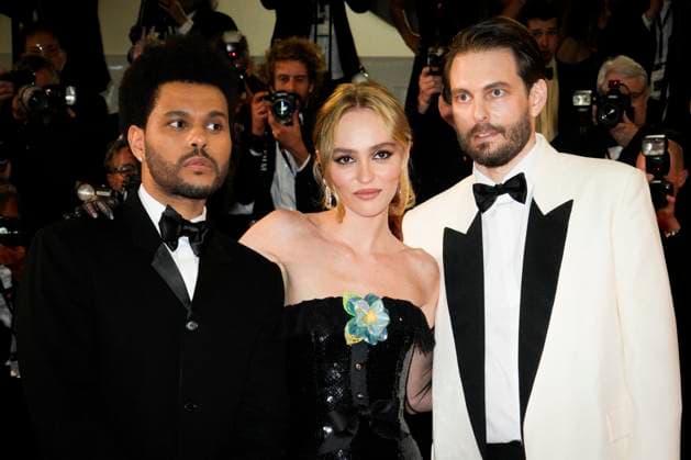 The Idol Red Carpet - The 76th Annual Cannes Film Festival Abel The Weeknd Tesfaye, Lily-Rose Depp and Sam Levinson attends The Idol Premiere Afterparty at the 76th annual Cannes film festival at Palm Beach on May 22, 2023 in Cannes, France. Cannes France  Copyright: xDanielexCifalÃ x originalFilename: cifala-notitle230523_np1pY.jpg