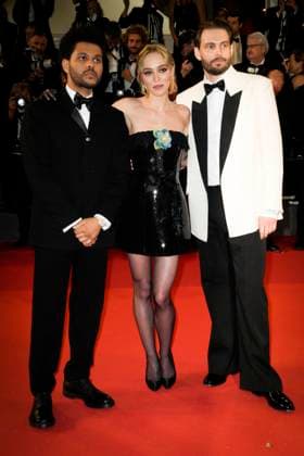 The Idol Red Carpet - The 76th Annual Cannes Film Festival Abel The Weeknd Tesfaye, Lily-Rose Depp and Sam Levinson attends The Idol Premiere Afterparty at the 76th annual Cannes film festival at Palm Beach on May 22, 2023 in Cannes, France. Cannes France  Copyright: xDanielexCifalÃ x originalFilename: cifala-notitle230523_npavI.jpg