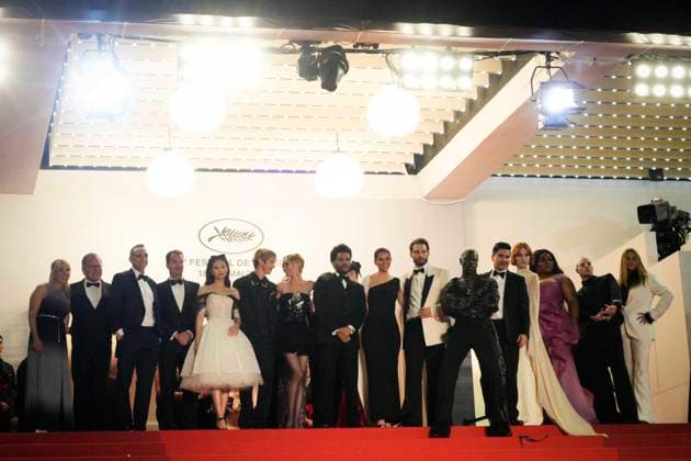 The Idol Red Carpet - The 76th Annual Cannes Film Festival Team members, Troye Sivan, Ashley Levindon, Sam Levinson, Lily-Rose Depp, Abel The Weeknd Tesfaye, Rachel Sennott, Suzanne Son, Harry Nef, Davine Joy Randolph, Sophie Mudd and guest attends The Idol Premiere Afterparty at the 76th annual Cannes film festival at Palm Beach on May 22, 2023 in Cannes, France. Cannes France Copyright: xDanielexCifalà x originalFilename: cifala-notitle230523_npjaT.jpg