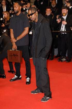 Travis Scott at the premiere of HBO drama series The Idol at the Festival de Cannes 2023 76 Cannes International Film Festival at the Palais des Festivals Cannes, 22 05 2023. Foto:xS.xGabschx xFuturexImage