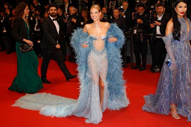 Leonie Hanne at the premiere of the HBO drama series The Idol at the Festival de Cannes 2023 76 Cannes International Film Festival at the Palais des Festivals Cannes, 22 05 2023. Foto:xS.xGabschx xFuturexImage