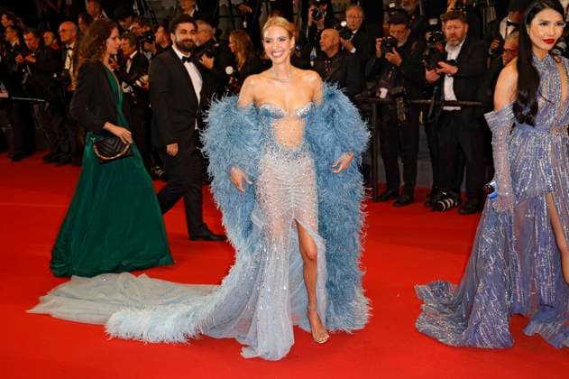 Leonie Hanne at the premiere of the HBO drama series The Idol at the Festival de Cannes 2023 76 Cannes International Film Festival at the Palais des Festivals Cannes, 22 05 2023. Foto:xS.xGabschx xFuturexImage