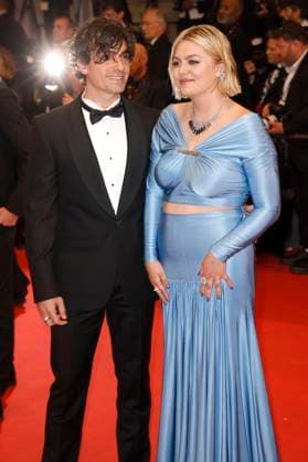 Florian Rossi and Louane at the premiere of the HBO drama series The Idol at the Festival de Cannes 2023 76 Cannes International Film Festival at the Palais des Festivals Cannes, 22 05 2023. Foto:xS.xGabschx xFuturexImage