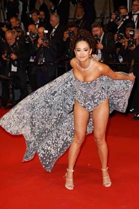 Lena Mahfouf at the premiere of the HBO drama series The Idol at the Festival de Cannes 2023 76 Cannes International Film Festival at the Palais des Festivals Cannes, 22 05 2023. Foto:xS.xGabschx xFuturexImage