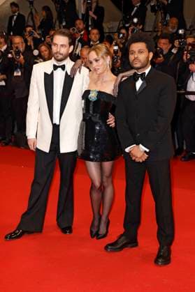Sam Levinson, Lily Rose Depp and Abel The Weeknd Tesfaye at the premiere of the HBO drama series The Idol at the Festival de Cannes 2023 76 Cannes International Film Festival at the Palais des Festivals Cannes, 22 05 2023. Foto:xS.xGabschx xFuturexImage