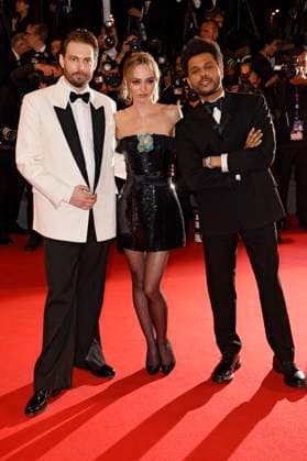 Sam Levinson, Lily Rose Depp and Abel The Weeknd Tesfaye at the premiere of the HBO drama series The Idol at the Festival de Cannes 2023 76 Cannes International Film Festival at the Palais des Festivals Cannes, 22 05 2023. Foto:xS.xGabschx xFuturexImage