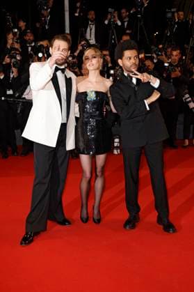 Sam Levinson, Lily Rose Depp and Abel The Weeknd Tesfaye at the premiere of the HBO drama series The Idol at the Festival de Cannes 2023 76 Cannes International Film Festival at the Palais des Festivals Cannes, 22 05 2023. Foto:xS.xGabschx xFuturexImage