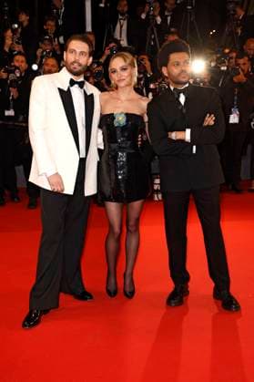 Sam Levinson, Lily Rose Depp and Abel The Weeknd Tesfaye at the premiere of the HBO drama series The Idol at the Festival de Cannes 2023 76 Cannes International Film Festival at the Palais des Festivals Cannes, 22 05 2023. Foto:xS.xGabschx xFuturexImage