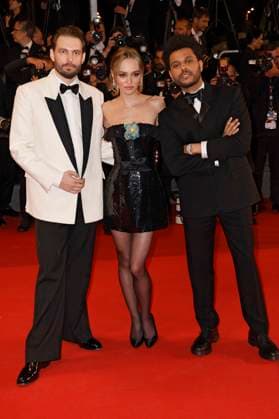 Sam Levinson, Lily Rose Depp and Abel The Weeknd Tesfaye at the premiere of the HBO drama series The Idol at the Festival de Cannes 2023 76 Cannes International Film Festival at the Palais des Festivals Cannes, 22 05 2023. Foto:xS.xGabschx xFuturexImage
