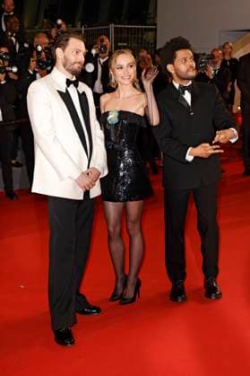 Sam Levinson, Lily Rose Depp and Abel The Weeknd Tesfaye at the premiere of the HBO drama series The Idol at the Festival de Cannes 2023 76 Cannes International Film Festival at the Palais des Festivals Cannes, 22 05 2023. Foto:xS.xGabschx xFuturexImage