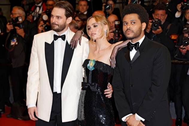 Sam Levinson, Lily Rose Depp and Abel The Weeknd Tesfaye at the premiere of the HBO drama series The Idol at the Festival de Cannes 2023 76 Cannes International Film Festival at the Palais des Festivals Cannes, 22 05 2023. Foto:xS.xGabschx xFuturexImage