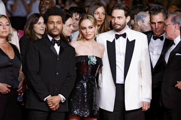 Abel The Weeknd Tesfaye, Lily Rose Depp and Sam Levinson at the premiere of the HBO drama series The Idol at the Festival de Cannes 2023 76 Cannes International Film Festival at the Palais des Festivals Cannes, 22 05 2023. Foto:xS.xGabschx xFuturexImage