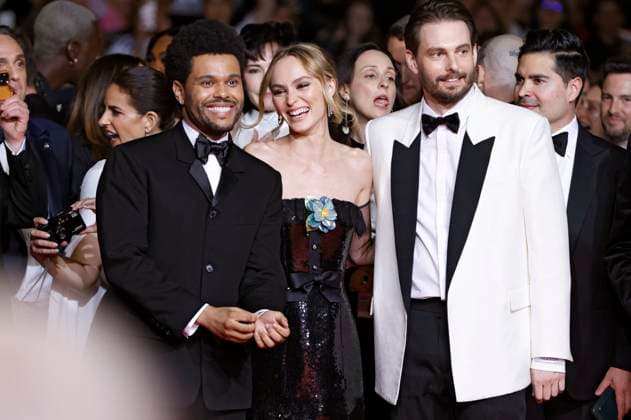 Abel The Weeknd Tesfaye, Lily Rose Depp and Sam Levinson at the premiere of the HBO drama series The Idol at the Festival de Cannes 2023 76 Cannes International Film Festival at the Palais des Festivals Cannes, 22 05 2023. Foto:xS.xGabschx xFuturexImage