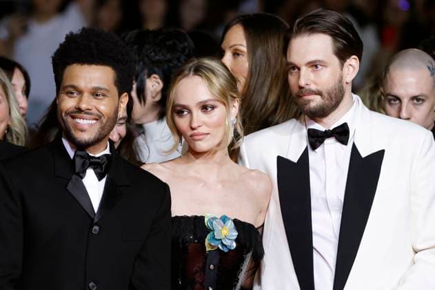 Abel The Weeknd Tesfaye, Lily Rose Depp and Sam Levinson at the premiere of the HBO drama series The Idol at the Festival de Cannes 2023 76 Cannes International Film Festival at the Palais des Festivals Cannes, 22 05 2023. Foto:xS.xGabschx xFuturexImage