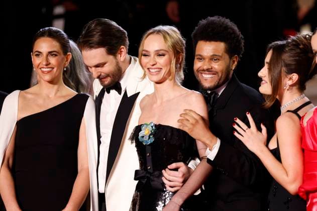 Ashley Levinson, Sam Levinson, Lily Rose Depp, Abel The Weeknd Tesfaye and Rachel Sennott at the premiere of the HBO drama series The Idol at the Festival de Cannes 2023 76 Cannes International Film Festival at the Palais des Festivals Cannes, 22 05 2023. Foto:xS.xGabschx xFuturexImage