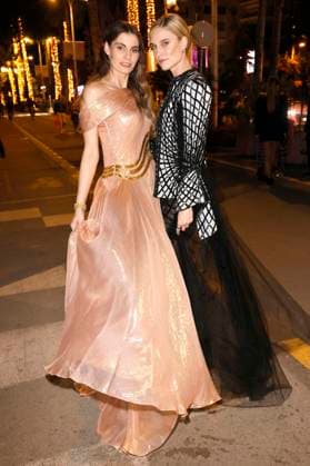 Rebecca Kunikowski and Kim Hnizdo arriving to Magnum Party during Festival de Cannes 2023 76 Cannes International Film Festival at Magnum Beach Lounge Cannes, 22 05 2023. Foto:xS.xGabschx xFuturexImage