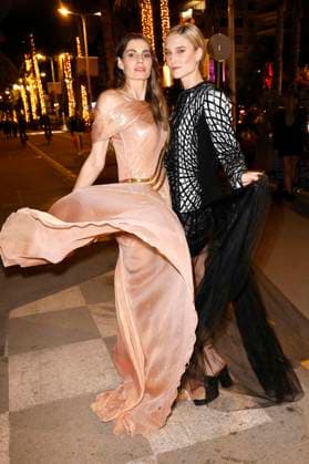 Rebecca Kunikowski and Kim Hnizdo arriving to Magnum Party during Festival de Cannes 2023 76 Cannes International Film Festival at Magnum Beach Lounge Cannes, 22 05 2023. Foto:xS.xGabschx xFuturexImage