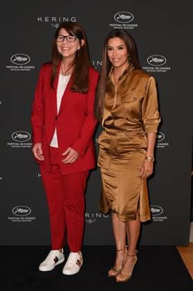 76th Cannes Film Festival 2023, Photocall Kering Women in motion, talk with Eva Longoria, Stacy L. Smith. Pictured Eva Longoria, Stacy L Smith  Copyright: xSimonexComix xipa-agency.netx xPoolxPhotoxEventsx01x IPA_IPA38155907