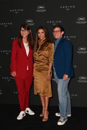 76th Cannes Film Festival 2023, Photocall Kering Women in motion, talk with Eva Longoria, Stacy L. Smith. Pictured Eva Longoria, Stacy L Smith  Copyright: xSimonexComix xipa-agency.netx xPoolxPhotoxEventsx01x IPA_IPA38155969