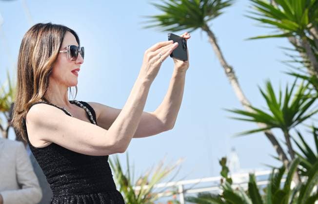 French actress Elsa Zylberstein attends a photo call for Club Zero at the 76th Cannes Film Festival at Palais des Festivals in Cannes, France on Tuesday, May 23, 2023.  CAN202305231114 RUNExHELLESTAD