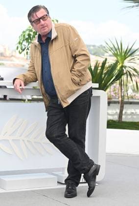 Finnish director Aki Kaurismaki attends a photo call for Fallen Leaves at the 76th Cannes Film Festival at Palais des Festivals in Cannes, France on Tuesday, May 23, 2023.  CAN20230523118 RUNExHELLESTAD