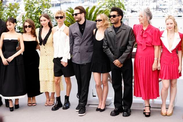 Jennie Ruby Jane, Rachel Sennott, Sophie Mudd, Troye Sivan, Sam Levinson, Lily Rose Melody Depp, Abel The Weeknd Tesfaye, Jane Adams and Suzanna Son at the photocall for HBO drama series The Idol at the Festival de Cannes 2023 76 Cannes International Film Festival at the Palais des Festivals Cannes, 23 05 2023. Foto:xS.xGabschx xFuturexImage