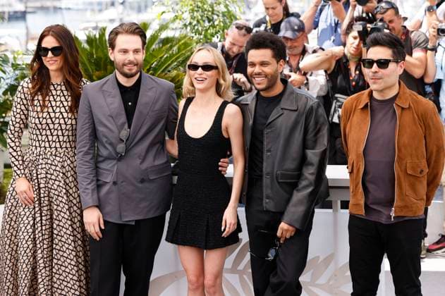 Ashley Levinson, Sam Levinson, Lily Rose Melody Depp, Abel The Weeknd Tesfaye and Reza Fahim at the photocall for HBO drama series The Idol at the Festival de Cannes 2023 76 Cannes International Film Festival at the Palais des Festivals Cannes, 23 05 2023. Foto:xS.xGabschx xFuturexImage