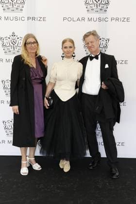 STOCKHOLM 20230523 Karin Mamma Andersson, Lena Endre and Martin Wickström arrive at the 2023 Polar Prize ceremony at the Grand Hotel in Stockholm on Tuesday Stockholm SVERIGE x10430x  Copyright: xChristinexOlsson TTx POLARPRISET 2023 TTABB0000000000189011