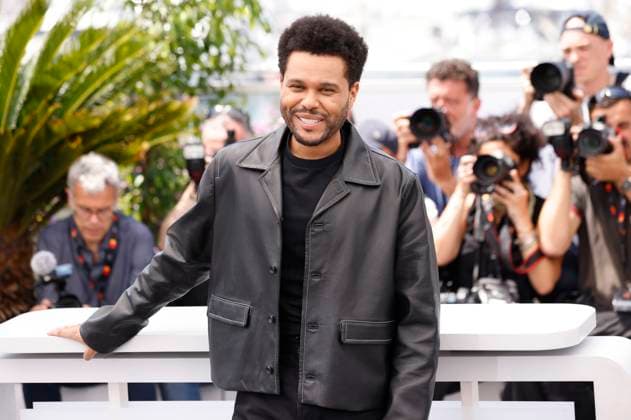 Abel The Weeknd Tesfaye at the photocall for HBO drama series The Idol at the Festival de Cannes 2023 76 Cannes International Film Festival at the Palais des Festivals Cannes, 23 05 2023. Foto:xS.xGabschx xFuturexImage