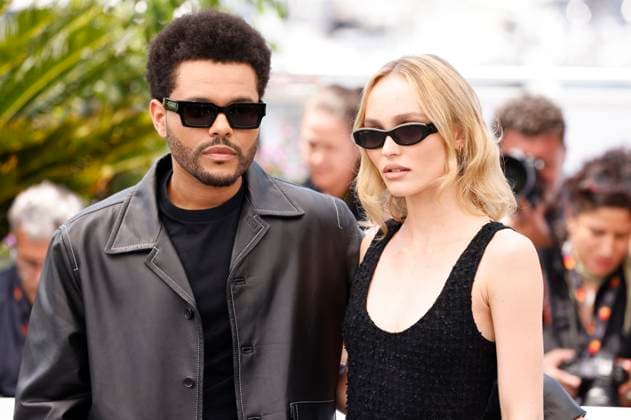 Abel The Weeknd Tesfaye and Lily Rose Melody Depp at the photocall for HBO drama series The Idol at the Festival de Cannes 2023 76 Cannes International Film Festival at the Palais des Festivals Cannes, 23 05 2023. Foto:xS.xGabschx xFuturexImage