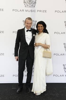 STOCKHOLM 20230523 Albert Bonnier, Nalini Bonnier arrive at the 2023 Polar Prize ceremony at the Grand Hotel in Stockholm on Tuesday Stockholm SWEDEN x10430x  Copyright: xChristinexOlsson TTx POLARPRISET 2023 TTABB0000000000189018