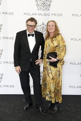 STOCKHOLM 20230523 Jan Helin and Charlotte Helin arrive at the 2023 Polar Prize ceremony at the Grand Hotel in Stockholm on Tuesday Stockholm SVERIGE x10430x  Copyright: xChristinexOlsson TTx POLARPRISET 2023 TTABB0000000000189030