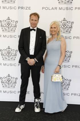 STOCKHOLM 20230523 Jonas Bonnier and Helena Bonnier arrive at the 2023 Polar Prize ceremony at the Grand Hotel in Stockholm on Tuesday Stockholm SVERIGE x10430x  Copyright: xChristinexOlsson TTx POLARPRISET 2023 TTABB0000000000189033