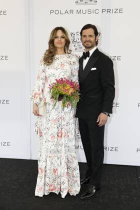 STOCKHOLM 20230523 Princess Sofia and Prince Carl Philip arrive at the 2023 Polar Prize ceremony at the Grand Hotel in Stockholm on Tuesday Stockholm SWEDEN x10430x  Copyright: xChristinexOlsson TTx POLARPRISET 2023 TTABB0000000000189081