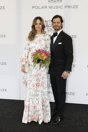 STOCKHOLM 20230523 Princess Sofia and Prince Carl Philip arrive at the 2023 Polar Prize ceremony at the Grand Hotel in Stockholm on Tuesday Stockholm SWEDEN x10430x  Copyright: xChristinexOlsson TTx POLARPRISET 2023 TTABB0000000000189082