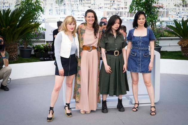 Adami Photocall - The 76th Annual Cannes Film Festival Roxane Bret, guest, Pauline Nuez and Linh Dan Pham attend the Adami photocall at the 76th annual Cannes film festival at Palais des Festivals on May 23, 2023 in Cannes, France. Cannes France  Copyright: xDanielexCifalÃ x originalFilename: cifala-notitle230523_np8b3.jpg