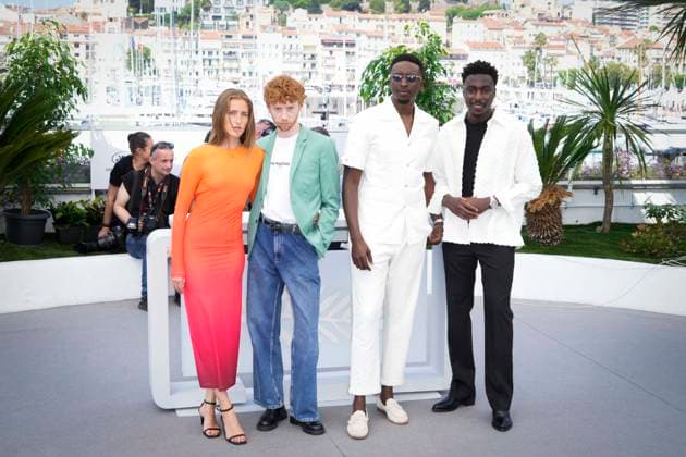 Adami Photocall - The 76th Annual Cannes Film Festival Chine Thybaud, Tom Menanteau, Guest, Ahmed Sylla and Isma Kebe attend the Adami photocall at the 76th annual Cannes film festival at Palais des Festivals on May 23, 2023 in Cannes, France. Cannes France  Copyright: xDanielexCifalÃ x originalFilename: cifala-notitle230523_npKZz.jpg