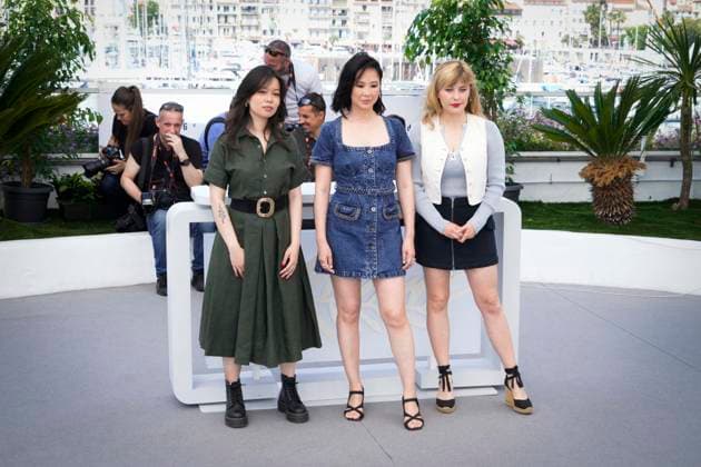 Adami Photocall - The 76th Annual Cannes Film Festival Pauline Nuez, Linh Dan Pham and Roxane Bret attend the Adami photocall at the 76th annual Cannes film festival at Palais des Festivals on May 23, 2023 in Cannes, France. Cannes France  Copyright: xDanielexCifalÃ x originalFilename: cifala-notitle230523_npmK1.jpg