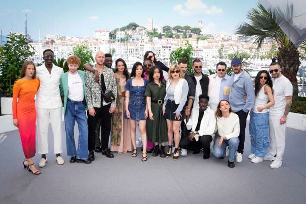 Entertainment Bilder des Tages Adami Photocall - The 76th Annual Cannes Film Festival Chine Thybaud, Ahmed Sylla, Tom Menanteau, Alexandre Auvergne, Blaise Afonso, Linh Dan Pham, Claudia Tagbo, Pauline Nuez, Roxane Bret, Thomas Rio, Camille Dochez, Isma Kebe, Quentin Laclotte Parmentier and Hugo Becker attend the Adami photocall at the 76th annual Cannes film festival at Palais des Festivals on May 23, 2023 in Cannes, France. Cannes France Copyright: xDanielexCifalà x originalFilename: cifala-notitle230523_npAv8.jpg