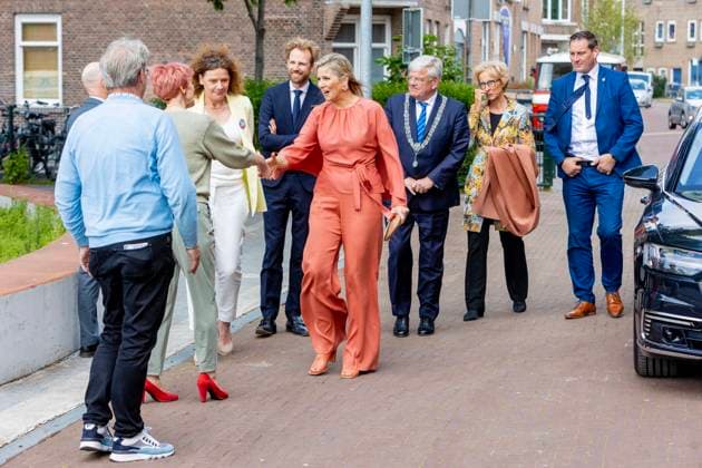 23-05-2023 The Hague Queen Maxima attend the launch of the cooperation between More Music in the Classroom and the Ministry of Education, Culture and Science in the context of cultural offerings at and after school to promote equality of opportunity in the Kindcentrum in The Hague. Â  Copyright: xPPEx