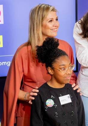 23-05-2023 The Hague Queen Maxima attend the launch of the cooperation between More Music in the Classroom and the Ministry of Education, Culture and Science in the context of cultural offerings at and after school to promote equality of opportunity in the Kindcentrum in The Hague. Â  Copyright: xPPEx