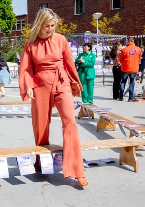 23-05-2023 The Hague Queen Maxima attend the launch of the cooperation between More Music in the Classroom and the Ministry of Education, Culture and Science in the context of cultural offerings at and after school to promote equality of opportunity in the Kindcentrum in The Hague. Â  Copyright: xPPEx