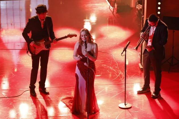 STOCKHOLM 20230523 Lisa Ekdahl performs during the presentation of the 2023 Polar Prize at the Grand Hotel in Stockholm on Tuesday Stockholm SWEDEN x10430x  Copyright: xChristinexOlsson TTx POLARPRISET 2023 TTABB0000000000189148