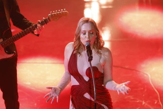 STOCKHOLM 20230523 Lisa Ekdahl performs during the presentation of the 2023 Polar Prize at the Grand Hotel in Stockholm on Tuesday Stockholm SWEDEN x10430x  Copyright: xChristinexOlsson TTx POLARPRISET 2023 TTABB0000000000189149