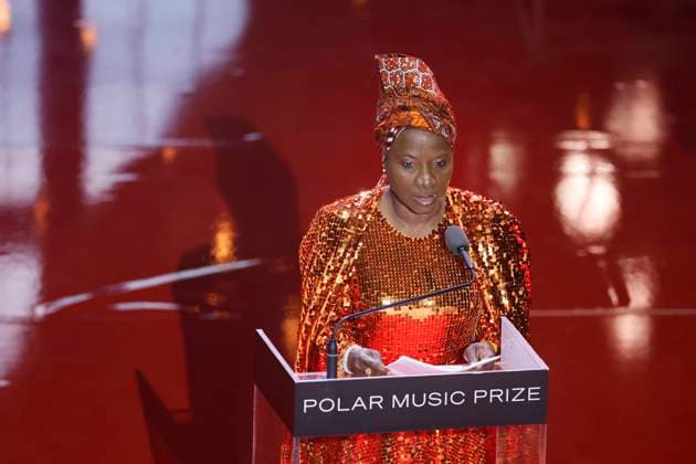 STOCKHOLM 20230523 AngÃ lique Kidjo accepts his award and delivers his acceptance speech at the 2023 Polar Prize ceremony at the Grand Hotel in Stockholm on Tuesday Stockholm SVERIGE x10430x  Copyright: xChristinexOlsson TTx POLARPRISET 2023 TTABB0000000000189157