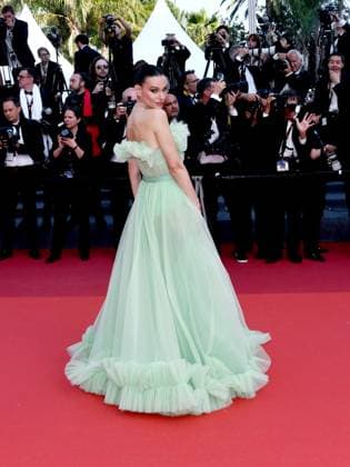 76th Cannes Film Festival 2023, evening 8 - Red Carpet film Asteroid City . In the photo Paola Turani  Copyright: xSimonexComix xipa-agency.netx xPoolxPhotoxEventsx01x IPA_IPA38160703