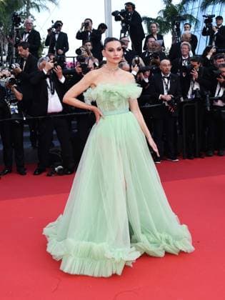 76th Cannes Film Festival 2023, evening 8 - Red Carpet film Asteroid City . In the photo Paola Turani  Copyright: xSimonexComix xipa-agency.netx xPoolxPhotoxEventsx01x IPA_IPA38160713