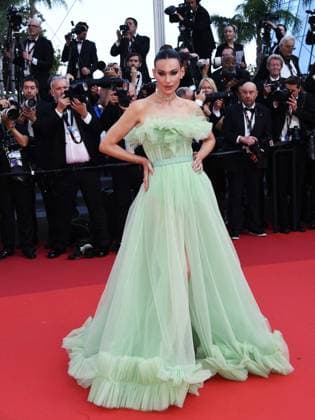 76th Cannes Film Festival 2023, evening 8 - Red Carpet film Asteroid City . In the photo Paola Turani  Copyright: xSimonexComix xipa-agency.netx xPoolxPhotoxEventsx01x IPA_IPA38160719